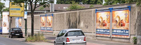Worldbowl Plakatierung