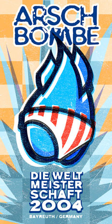 Arschbombe Logo 2004