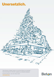 Beton Marketing Image Anzeige Illustration2