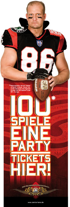 NFL Europe Cologne Centurions Aufsteller