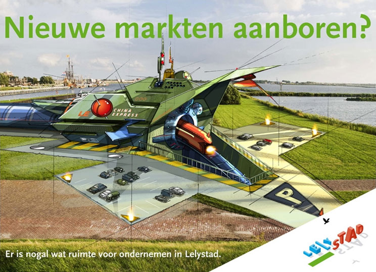 Lelystad City Kampagne Illustration2