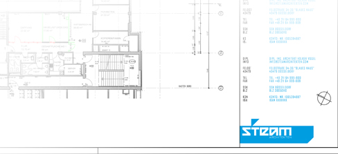 steam Architekten Plankopf Ausschnitt