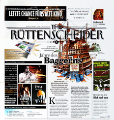 The Rüttenscheider Zeitung Masterdesign
