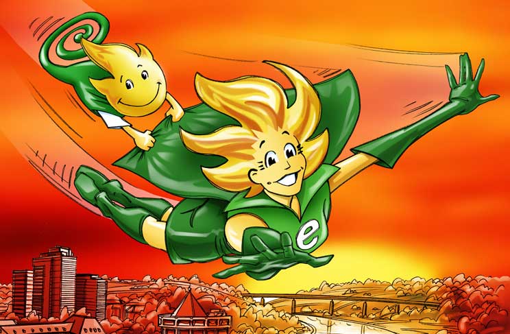 Super MEdl Corporate Comic 18/1 Plakat