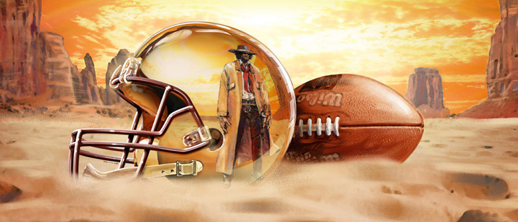 NFL Worldbowl Keyvisual Illustration