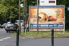 Worldbowl Plakatierung